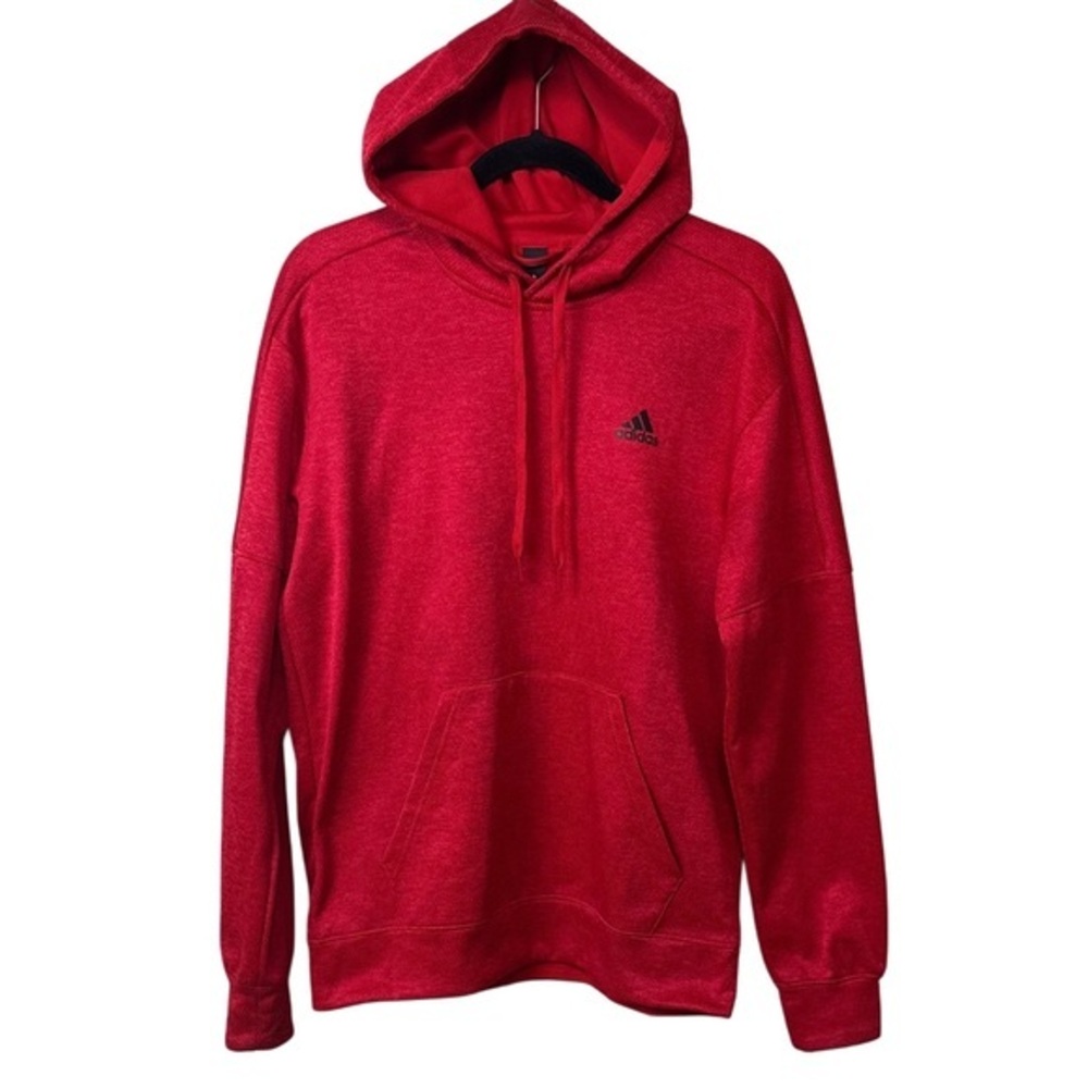 Adidas Climawarm‎ Pullover Hoodie Active Training Red Mens Medium